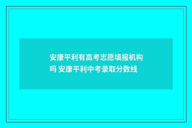 安康平利有高考志愿填报机构吗 安康平利中考录取分数线