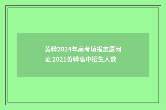 黄骅2024年高考填报志愿网址 2021黄骅高中招生人数